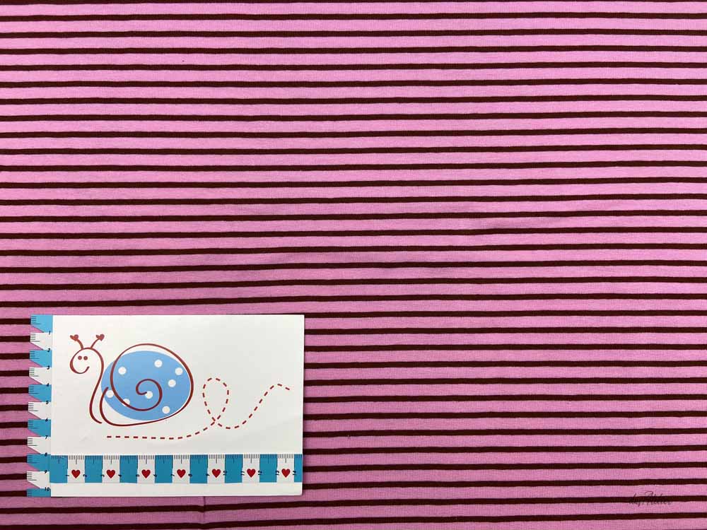 BW-Jersey Ringel, pink/aubergine