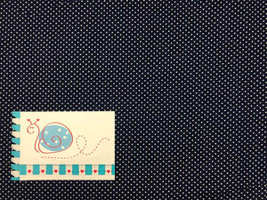Cord Babycord Tupfen, dkl.blau