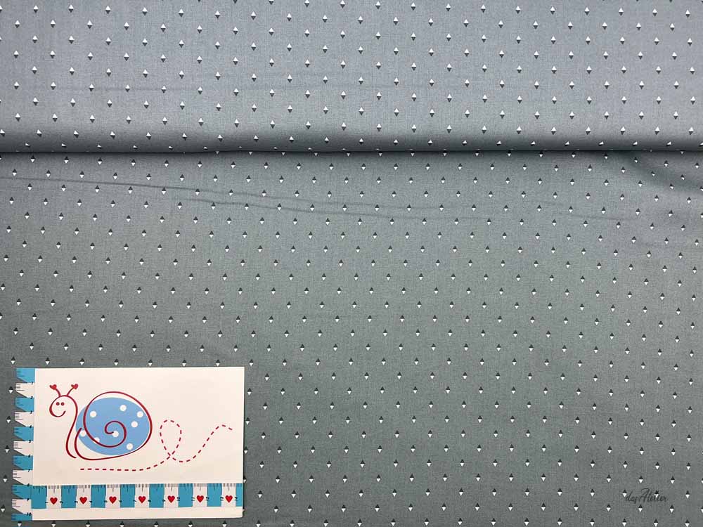 BW-Druckstoff Rauten, mint
