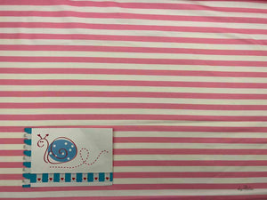 BW-Jersey Streifen, pink