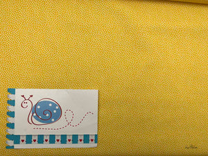 BW-Druckstoff Dotty gelb/hellgelb