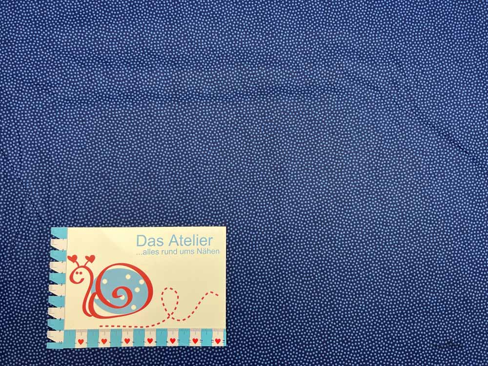 BW-Druckstoff Dotty, dkl.blau/hellblau