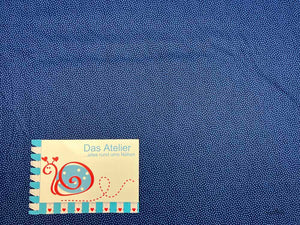 BW-Druckstoff Dotty, dkl.blau/hellblau