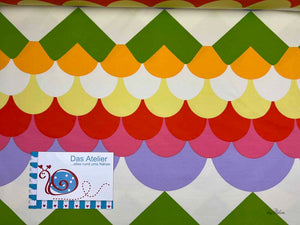 French Terry geometric, bunt