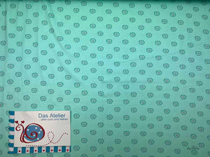 BW-Jersey Blümchen, mint