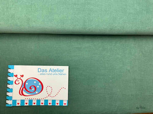 Cord Babycord gewaschen, grün