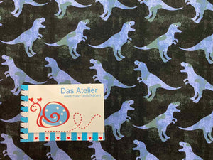 BW-Jersey Dinos Welt, anthrazit/blau