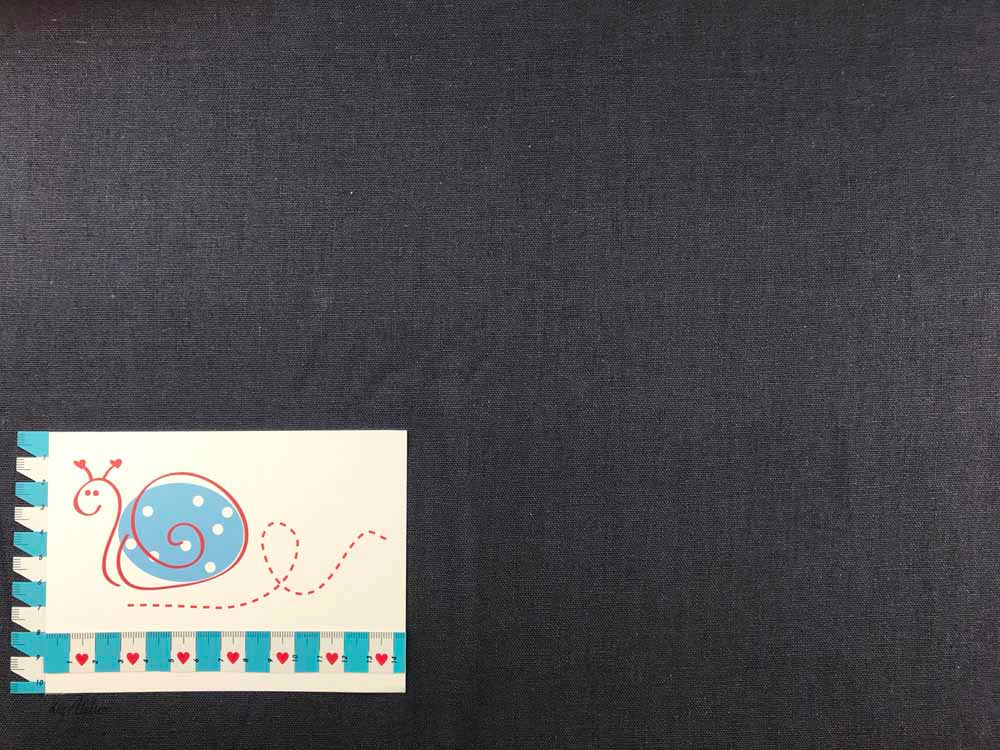 Leinen Viscose, dkl.blau