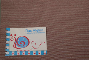 Bündchen Mini-Ringel, rost/beige